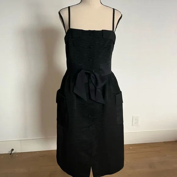 Ted Baker | Dresses | Ted Baker Tailored Black Midi Dress | Poshmark